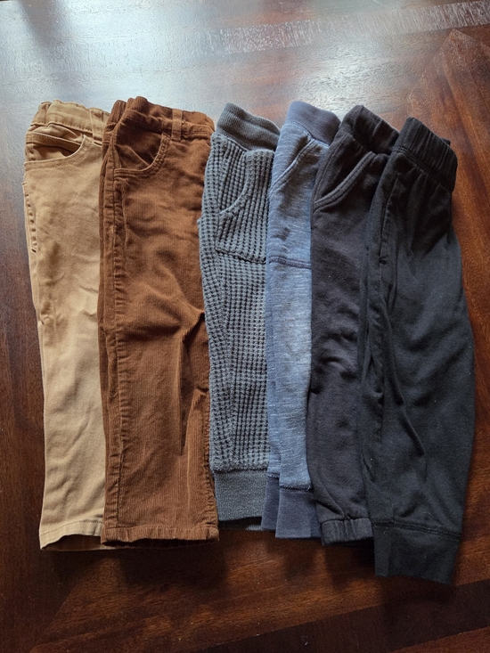 Other - Kids Cottons & Corduroy Bottoms Pack - Brown, Tan, Gray, Blue, Black